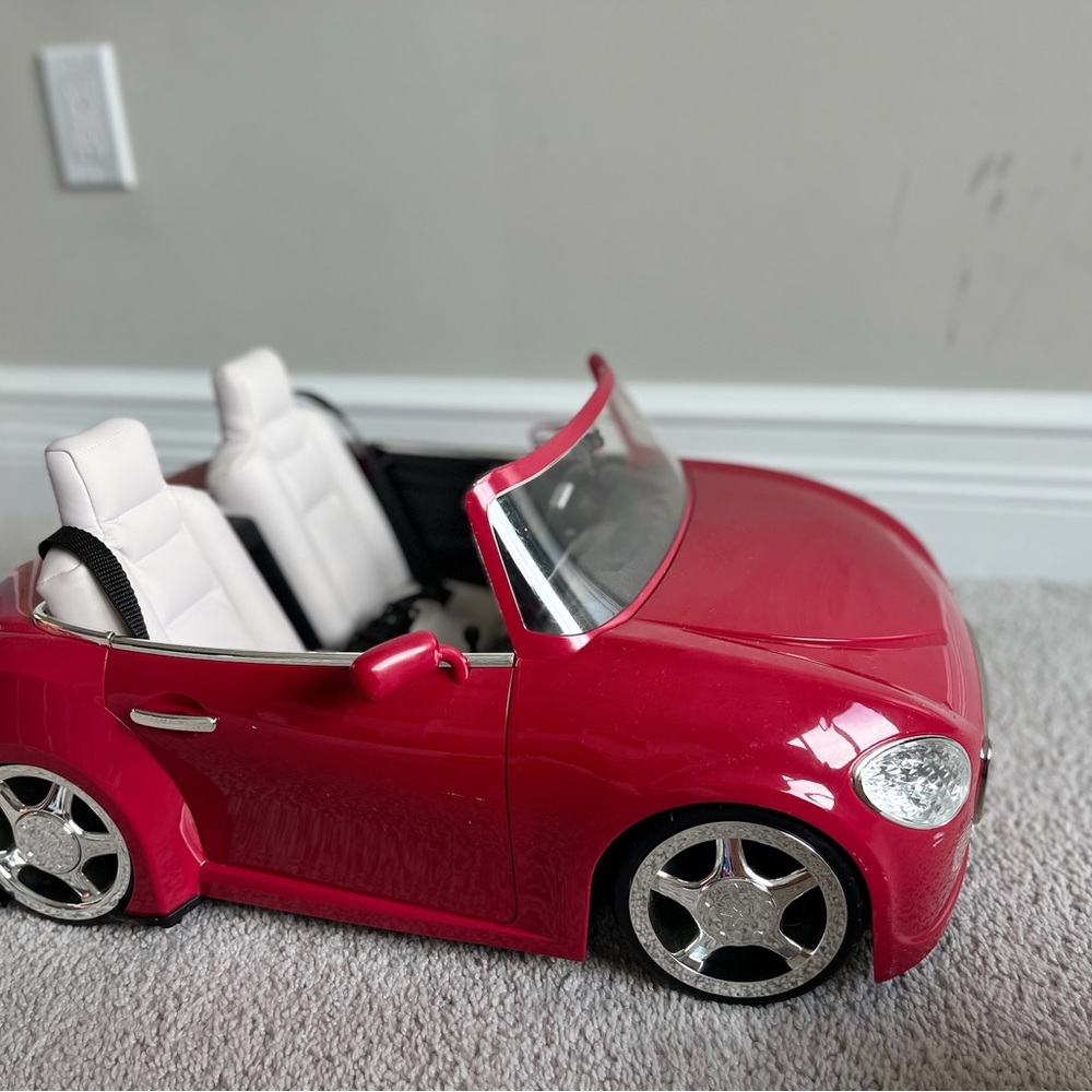 American Girl Cherry Red remote control Convertible Car